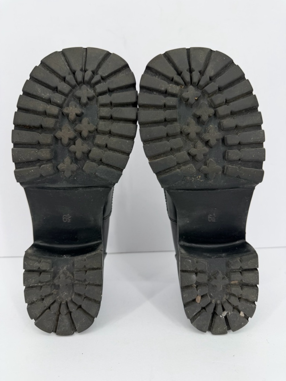 Vintage 90s y2k Mudd Chunky Heel Platform Oxford Penny Loafers Size 6.5 Punk - Picture 9 of 10